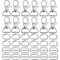 60 Pcs Purse Hardware for Bag Making - Swivel Snap Hooks, D Ring, Slide Buckle, Bag Hardware Supplies for Handbag Fasteners, Strap, Backpack DIY Craft Accessories, 1 Inch, Silver